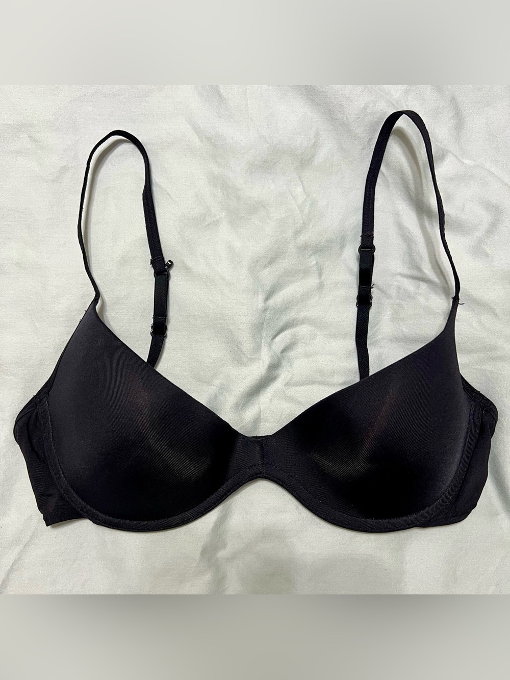 Flirtitude Convertible Racerback Scoopneck Push Up Bra | Black | 36B